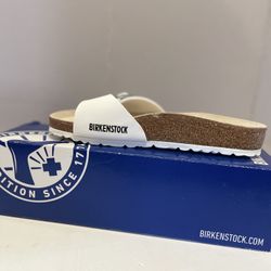 Birkenstock White Sandals 