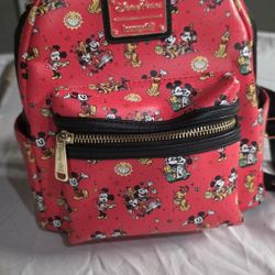 Mickey & Minnie Loungefly Disney Backpack 