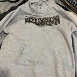 Big Baller Brand hoodie autographed by Lavar Ball 