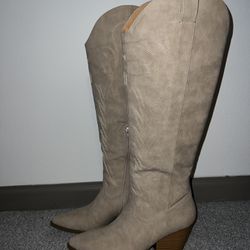 Tall Faux leather boots