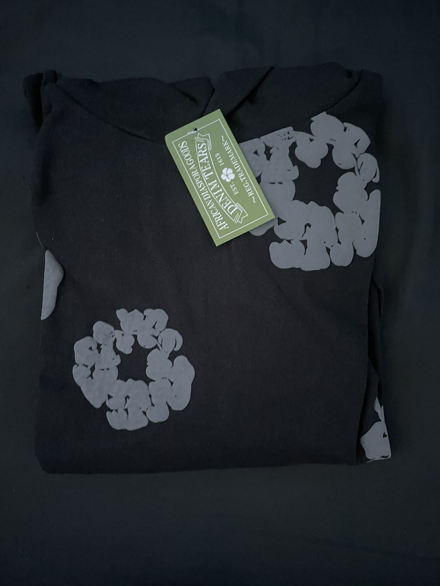 Denim tears all black large