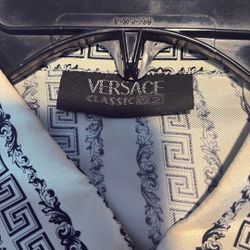 Silk Versace Button Up