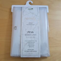 New Nouvelle Bath PEVA Shower Liner Clear Heavyweight Curtain 70in x 72in
