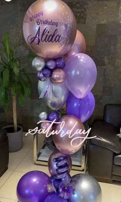 Balloons Bouquet- Happy Birthday