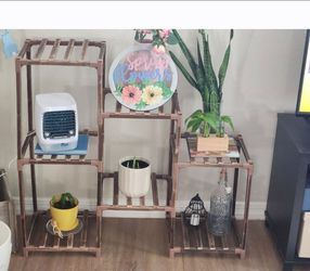 New Wood Plant Stand