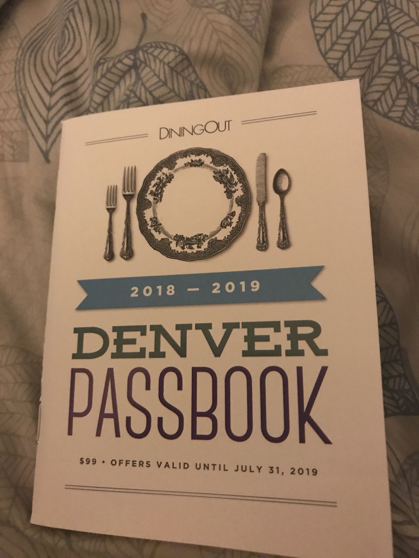 2018-19 dining out Denver passbook