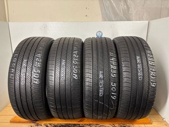 Set 4 tires 235 50 19 Michelin primacy mxm4 no repairs