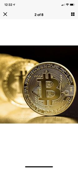 1Gold Bitcoin Coins Commemorative 2021New Collectors Gold Plated Bit Coin