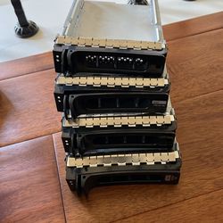 4 Dell Server Hard Drive Trays