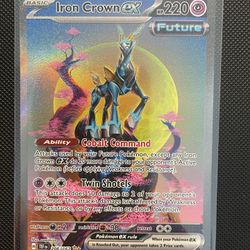 Pokemon. Iron crown ex