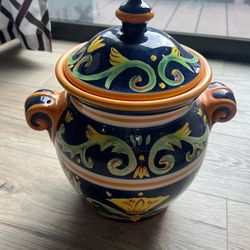 Mezzana ceramic cookie jar