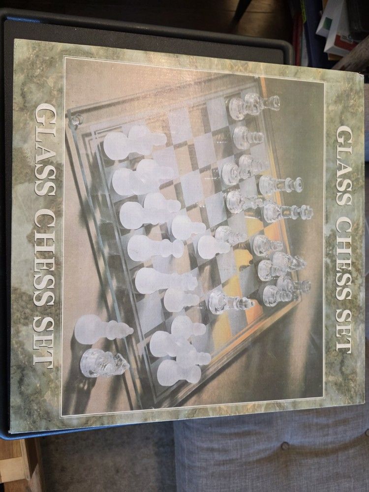 Glass Chess Set