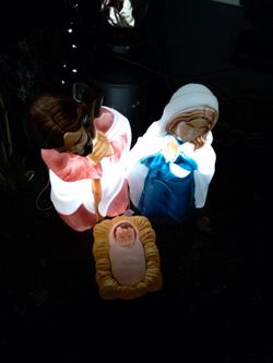 Vintage Nativity Set