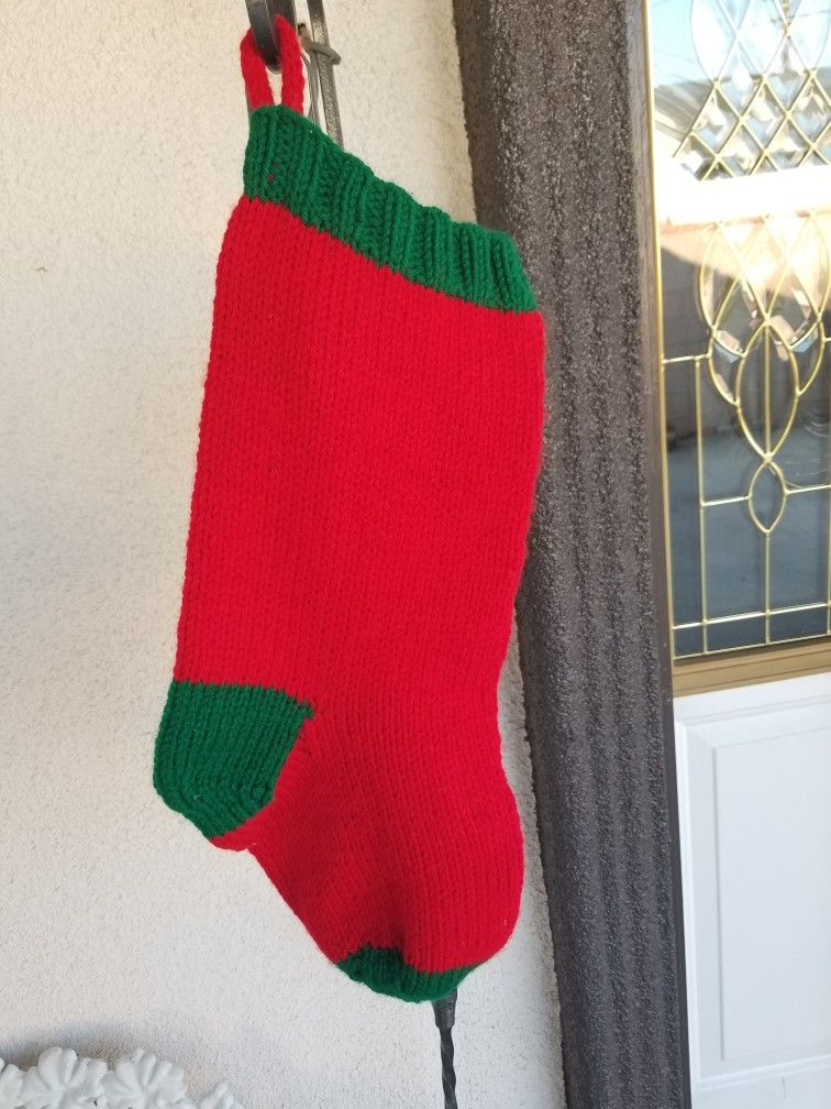 Knit Christmas Stocking