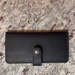 Portland Leather Black Bifold Wallet