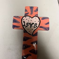 Ceramic Cross Decoration