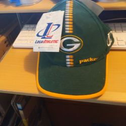 Green Bay Packers Logo Athletic NFL Brushed Twill Cap