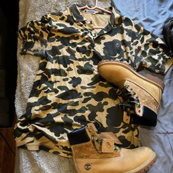 Vintage Bape Polo Shirt