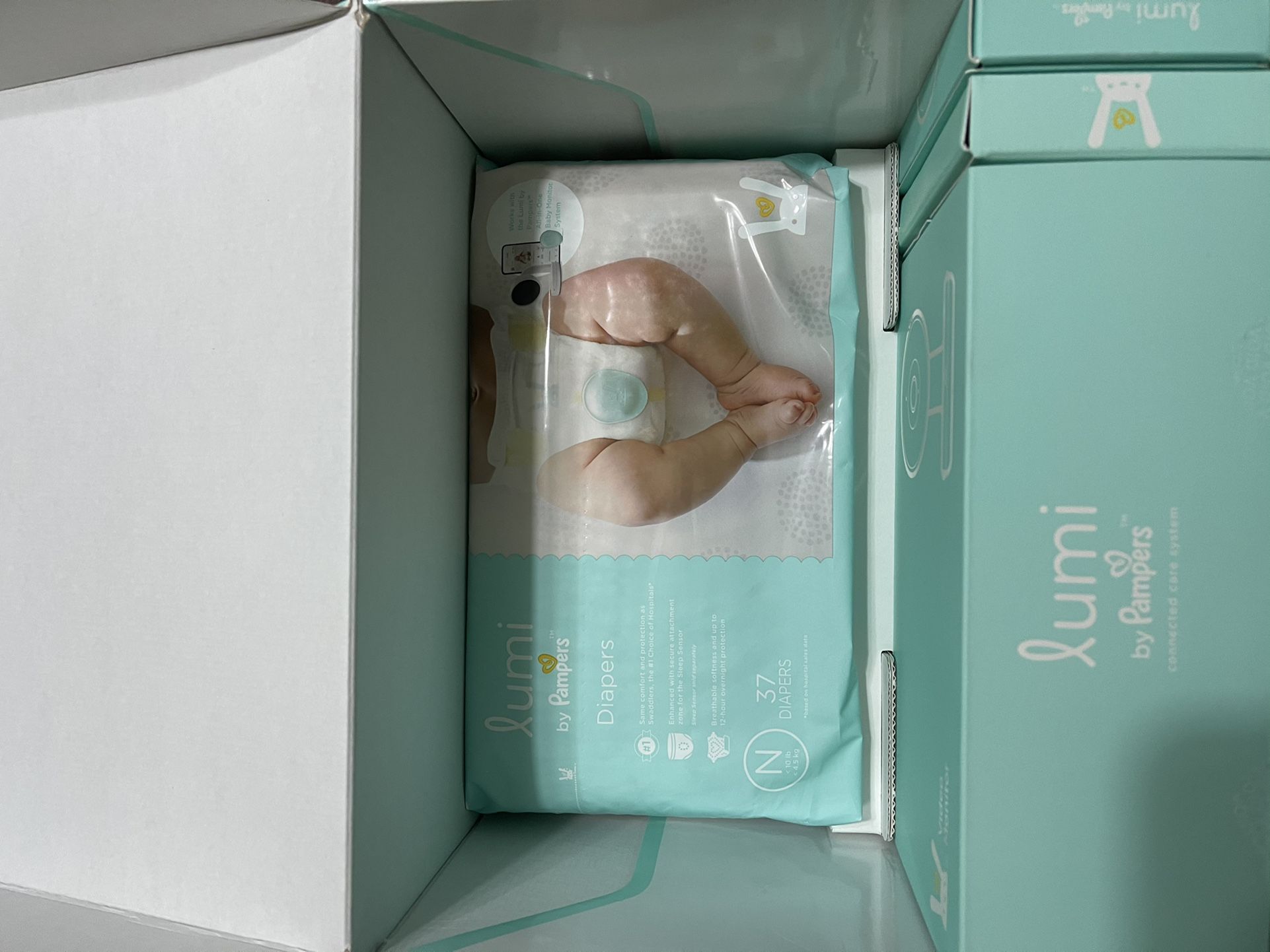 Lumi By Pampers Smart Video Baby Monitor + Sleep Kit Bundle