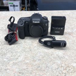 Canon EOS 7D 18.0 MP Digital SLR Camera (No Lenses) With Charger And Remote Switch