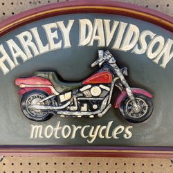 New Vintage Harley Davidson Sign