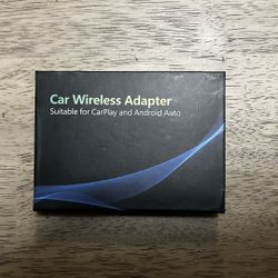 2-in-1 Wireless CarPlay & Android Auto Adapter - Compact Plug & Play - Like New