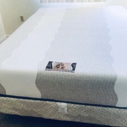 Mattress+Box Full Size memory Foam Gel Tempurpedic Medium 11” Thick Brand New Delivery 🚚 Available 