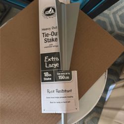Heavy Duty tie Out Stake