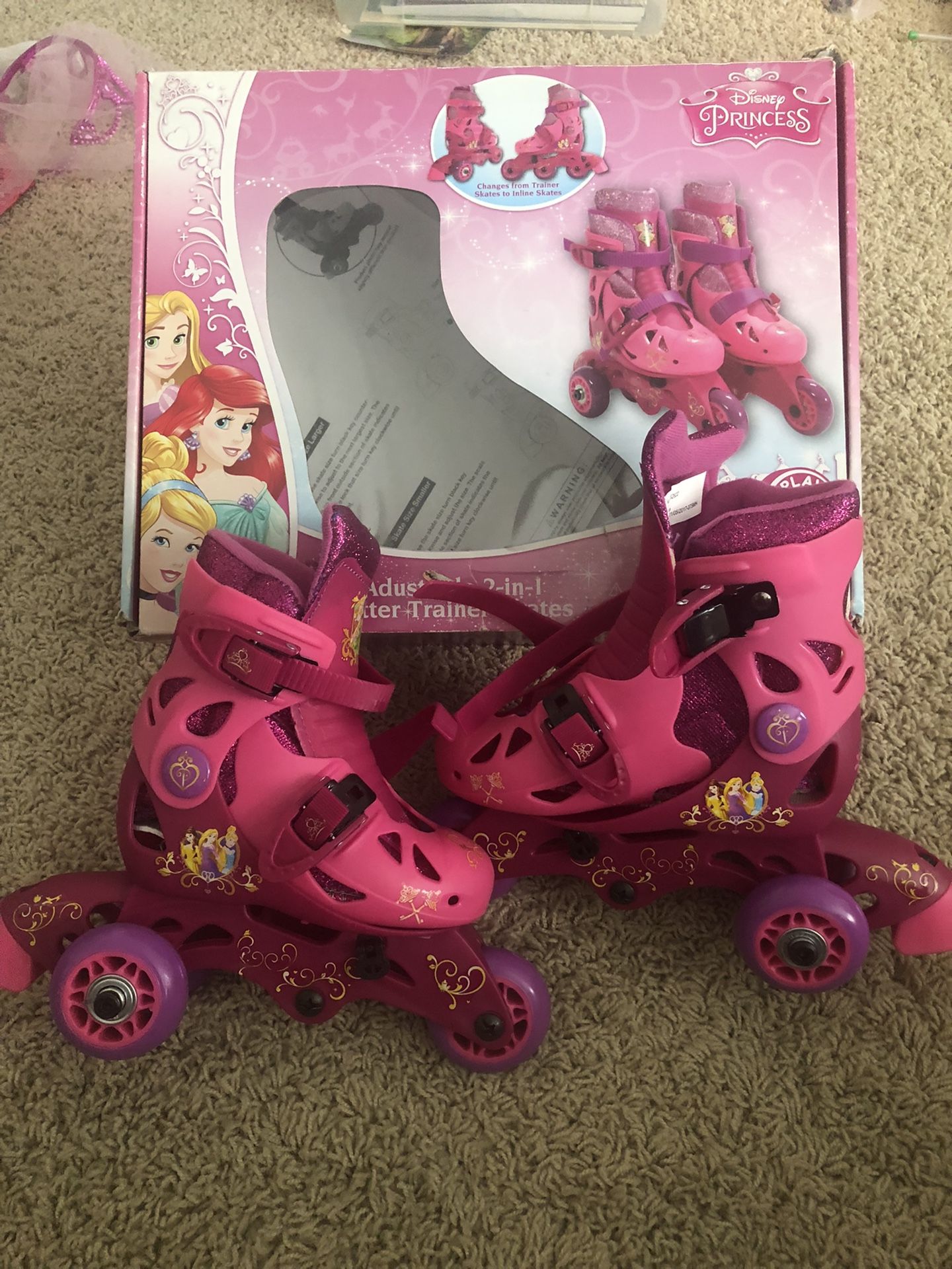 Disney Princess Trainer Roller Skates