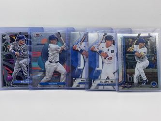 Will Smith LA Dodgers Topps Chrome Card Lot