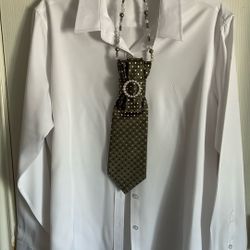 WOMEN’S TRENDY 100% SILK NECKLACE TIE