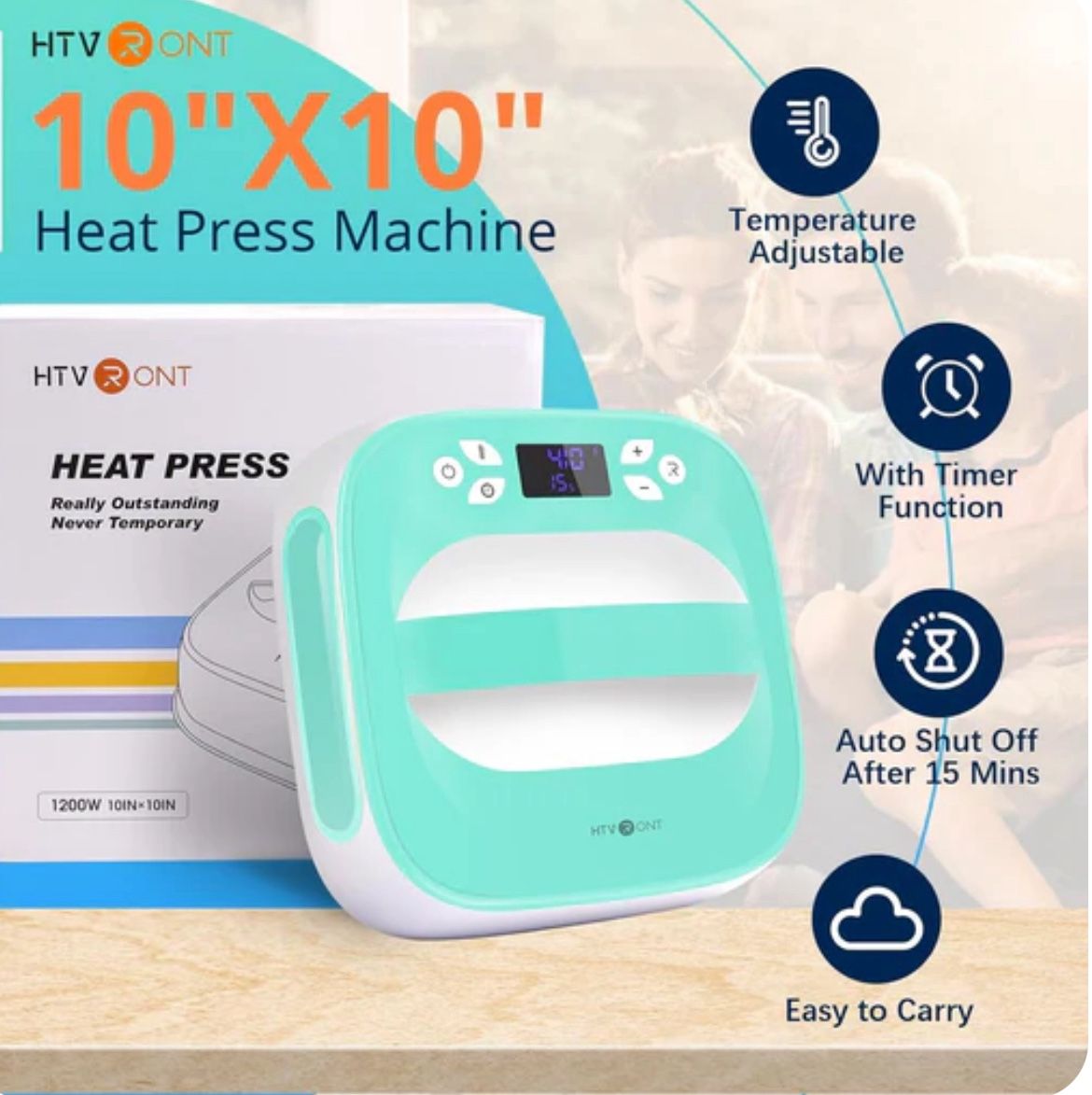 Heat Press (baby Blue)
