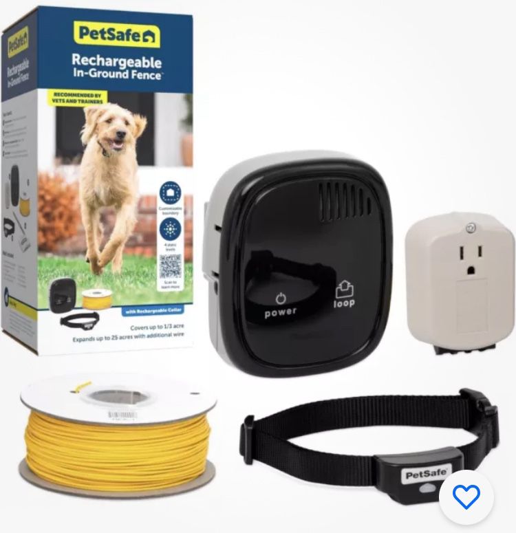 PetSafe PIG00-14673 Rechargeable In-Ground Fence for Dogs and Cats Over 5lbs