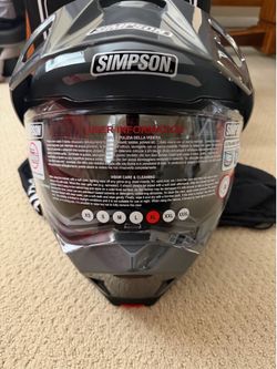 Simpson journey motorcycle helmet