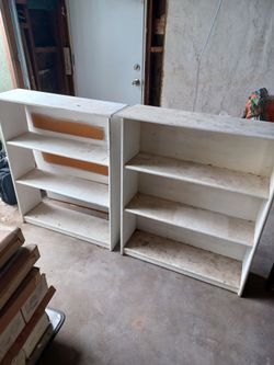 2 sets of shelves