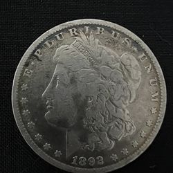 1892S Rare Morgan Silver Dollar Ex. Condition