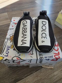 Dolce & Gabbana Black And White Sneakers 37.5