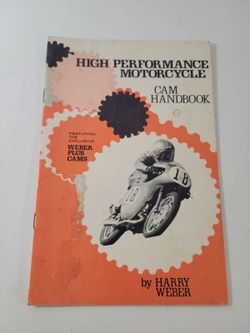 Vintage High Performance Motorcycle Cam Handbook Harry Weber Speed Equipment