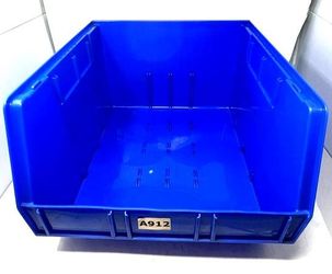 ULINE S-12422 Commercial Heavy Duty Plastic Storage Container Bins 18X16x11