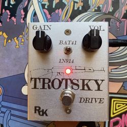 RDK Trotsky Drive Guitar Pedal (silver)