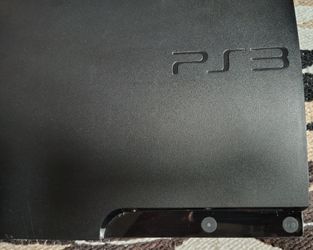 Sony Playstation Slim PS3 with 1TB upgraded HDD, 2 SONY OEM CONTROLLERS, 2 USB CABLES, AC CABLE. Nice