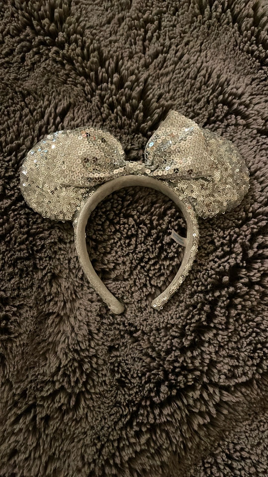 Disney Tokyo Silver Seaqence Minnie Mouse Ears