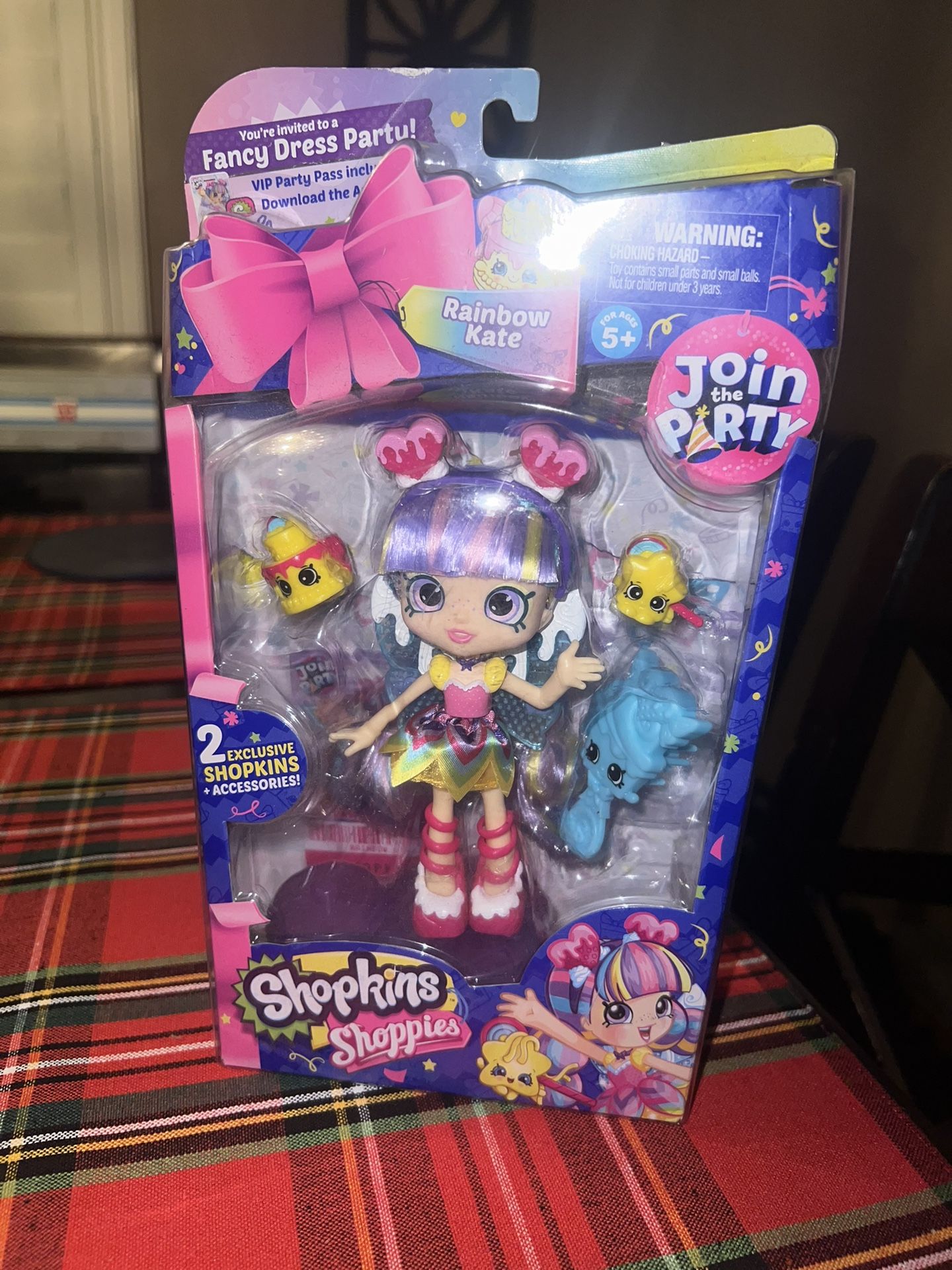 Shopkins Shoppies Join The Party Rainbow Kate Doll