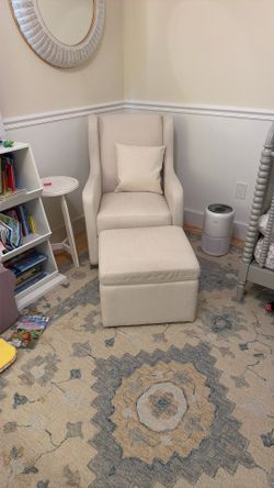 Cream Rocker/glider For Nursery