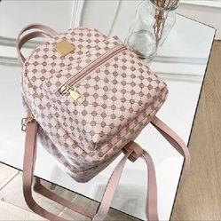 Ladies Pink Small Back Bag