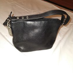 Black Leather Coach Purse