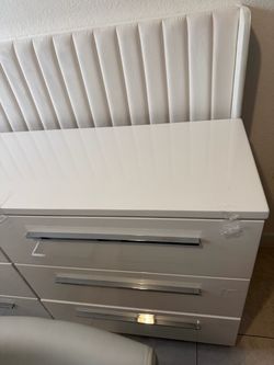 Almost new dresser and bed frame