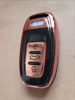 for Audi Key Fob Cover Case, Premium Soft