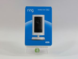 New Ring Outdoor Cam Plus Outdoor Camera White