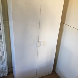 White Cabinet With Shelving